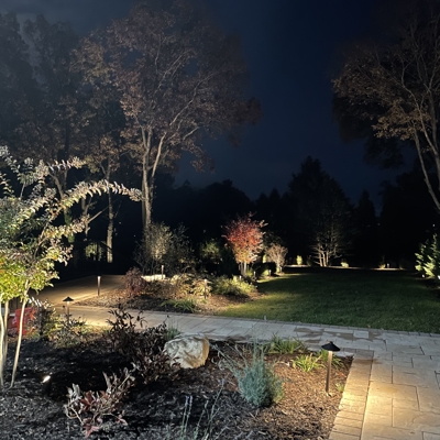 Outdoor Lighting Residential Landscaping Photo