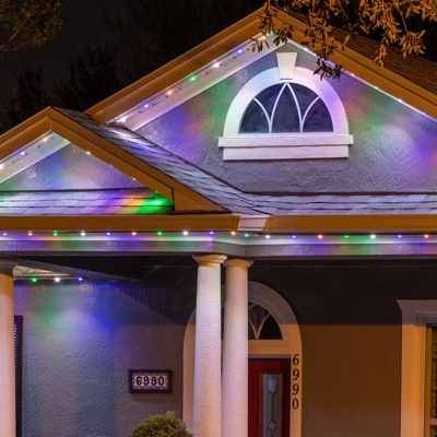 Permanent Roofline Lighting Photo