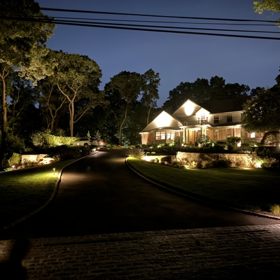 Outdoor Lighting Residential Home Photo