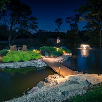 Pond and Water Feature Lighting Photo
