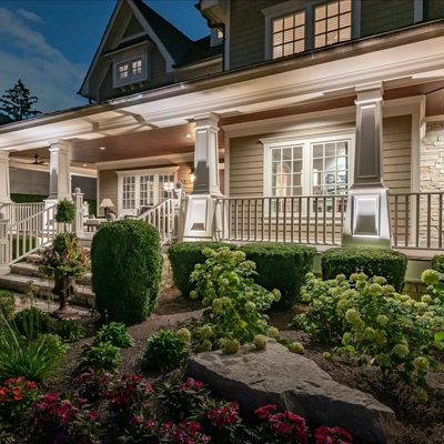 Front Porch and Landscape Lighting Photo