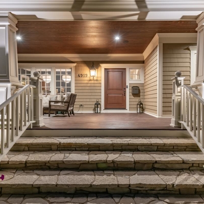 Front porch lighting Photo