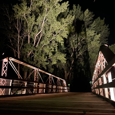 Historical Bridge Lighting - Clarion, IA Photo
