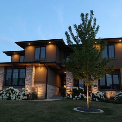 Residential Outdoor Lighting Photo