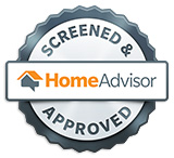Badge for Home Advisor Screened and Approved