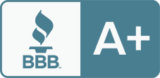 Badge for A+ rating from Better Business Bureau