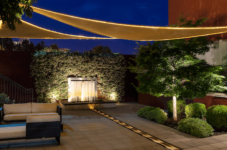 Patio and landscape lighting