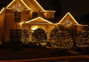 Holiday Lighting installation