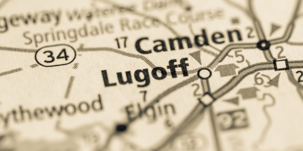 Map of Lugoff, SC