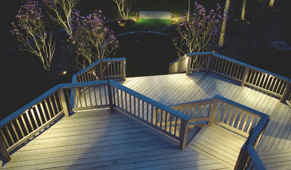Madison MO deck lighting and patio lighting