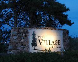 Exterior sign with lighting