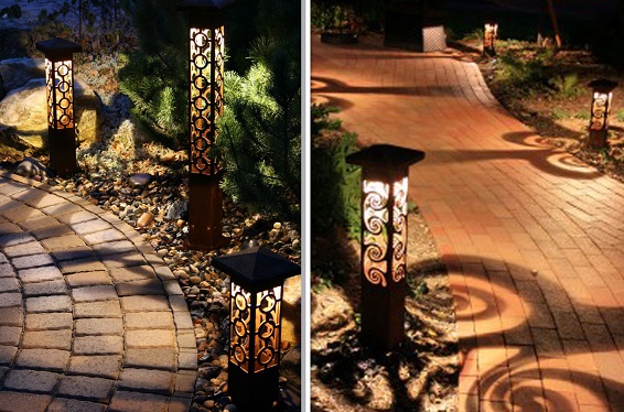 Examples of pathway lighting