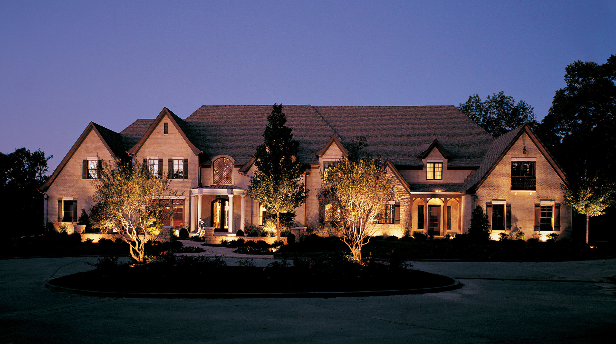 Home with specialty lighting
