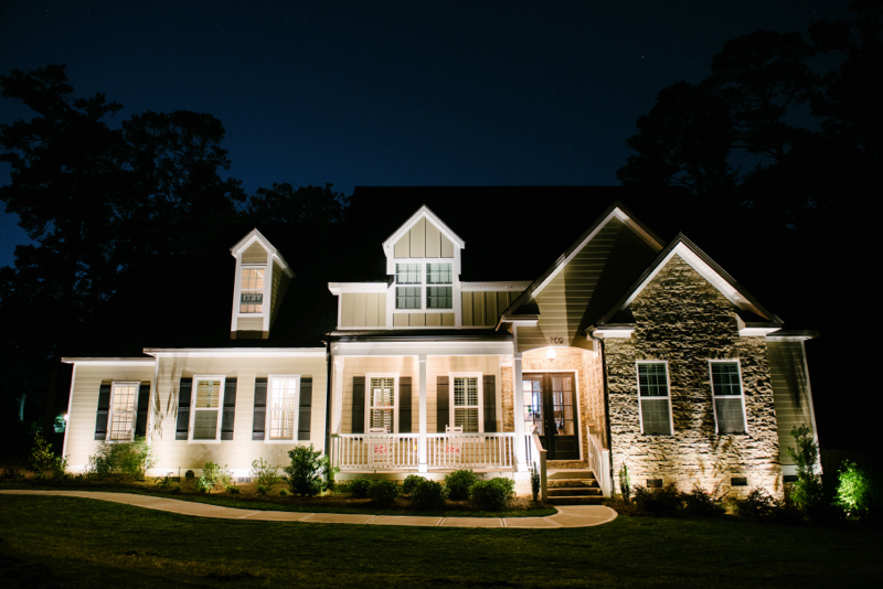 Pittsburgh home with lighting