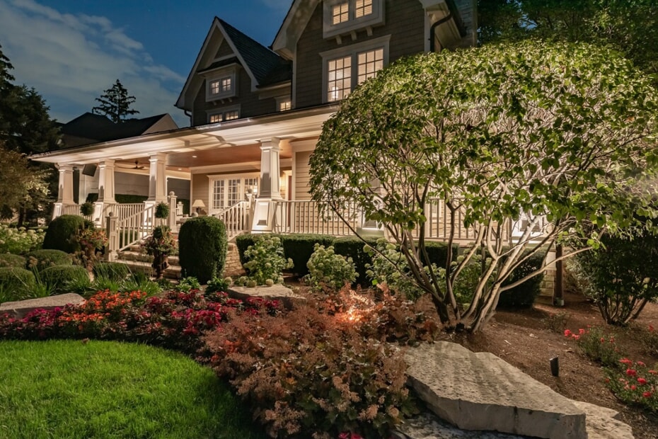 home with outdoor lighting in Chesterfield
