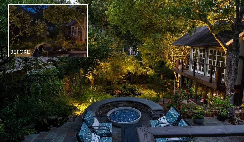 Dayton backyard lighting sells homes faster