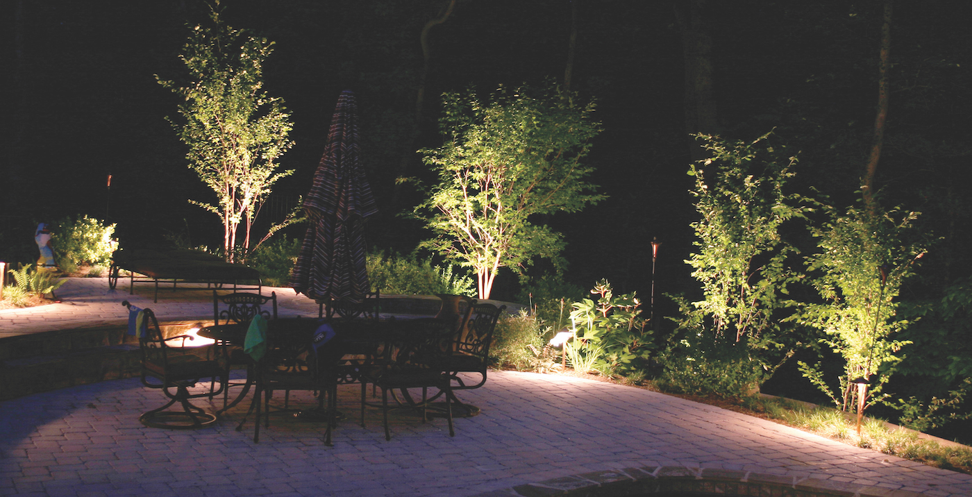 troy ohio patio landscape lighting