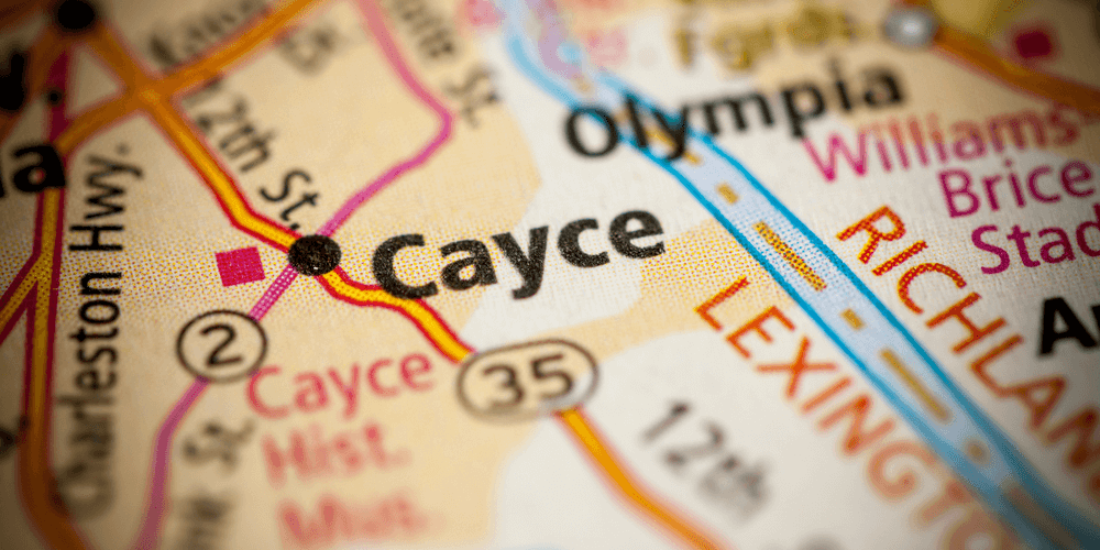 Cayce Map