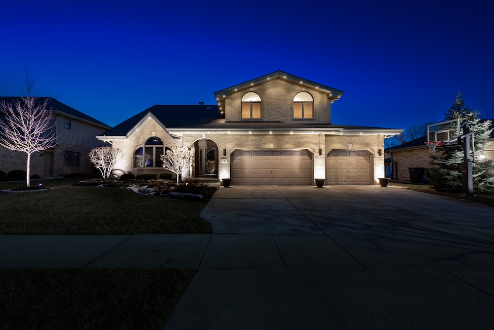 st. john indiana permanent roofline lighting