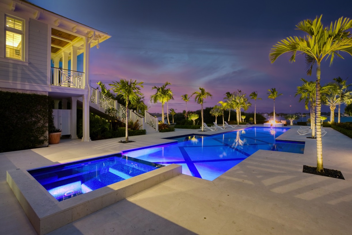 Wesley Chapel FL Pool Surround Landscape Lighting