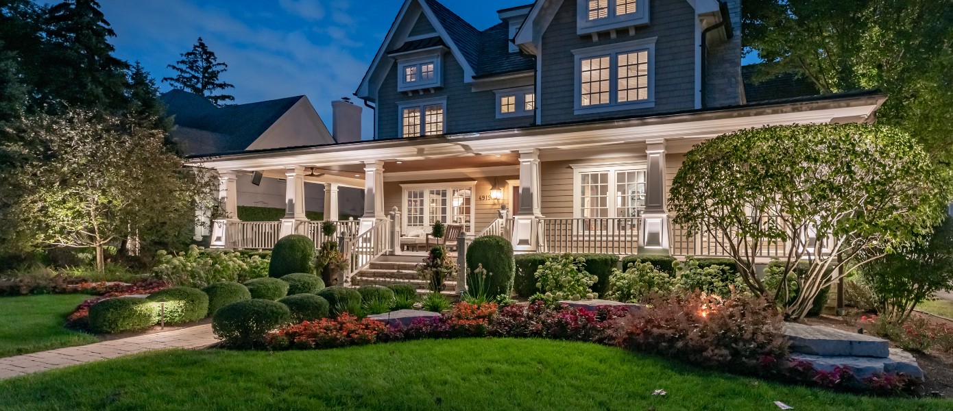 landscape lighting in Apex, NC