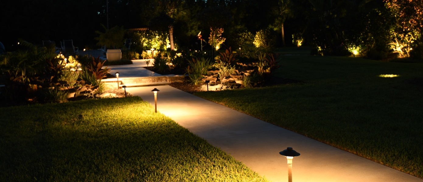 pathway and outdoor lighting