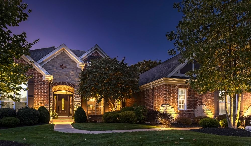 exterior home lighting, facade lighting for curb appeal