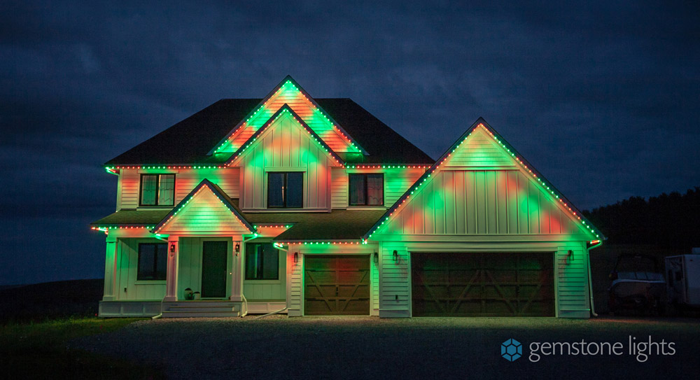 permanent Christmas light installation