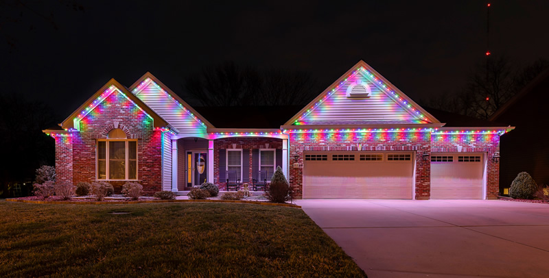 St. Louis Christmas lights installation