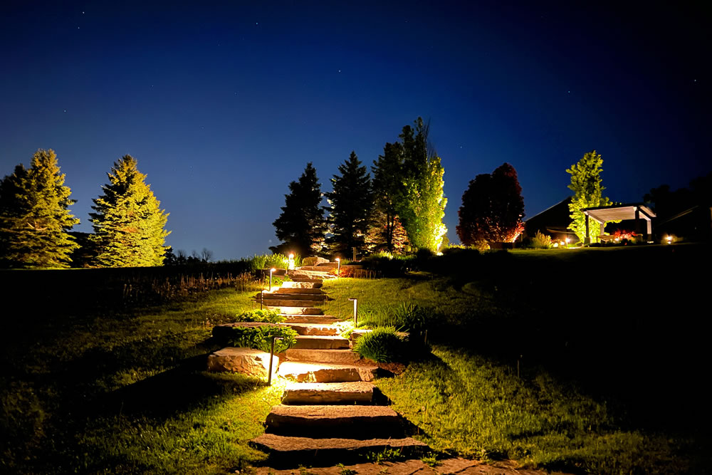 Wildwood pathway lighting, landscape lighting