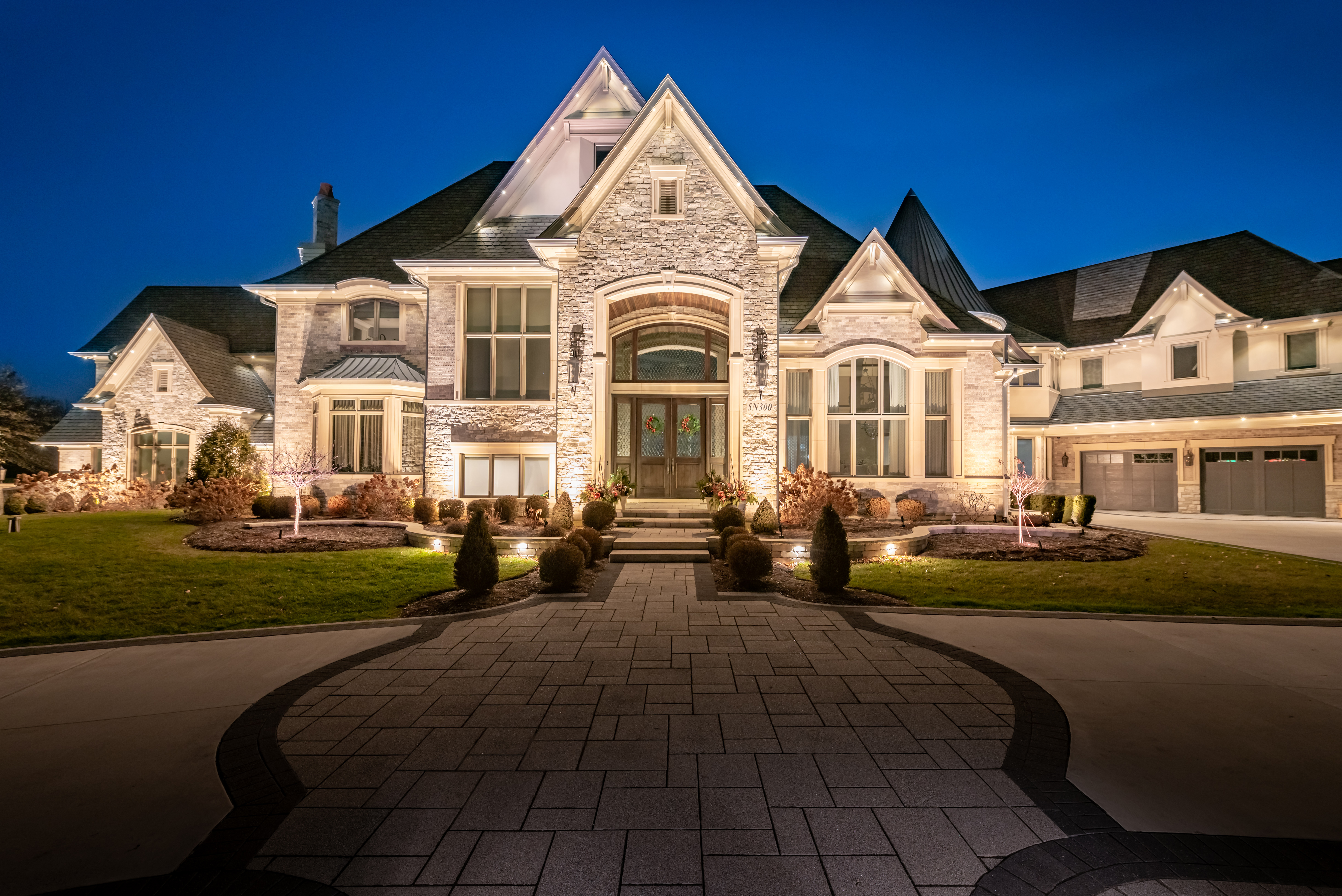 permanent roofline outdoor lighting naples florida