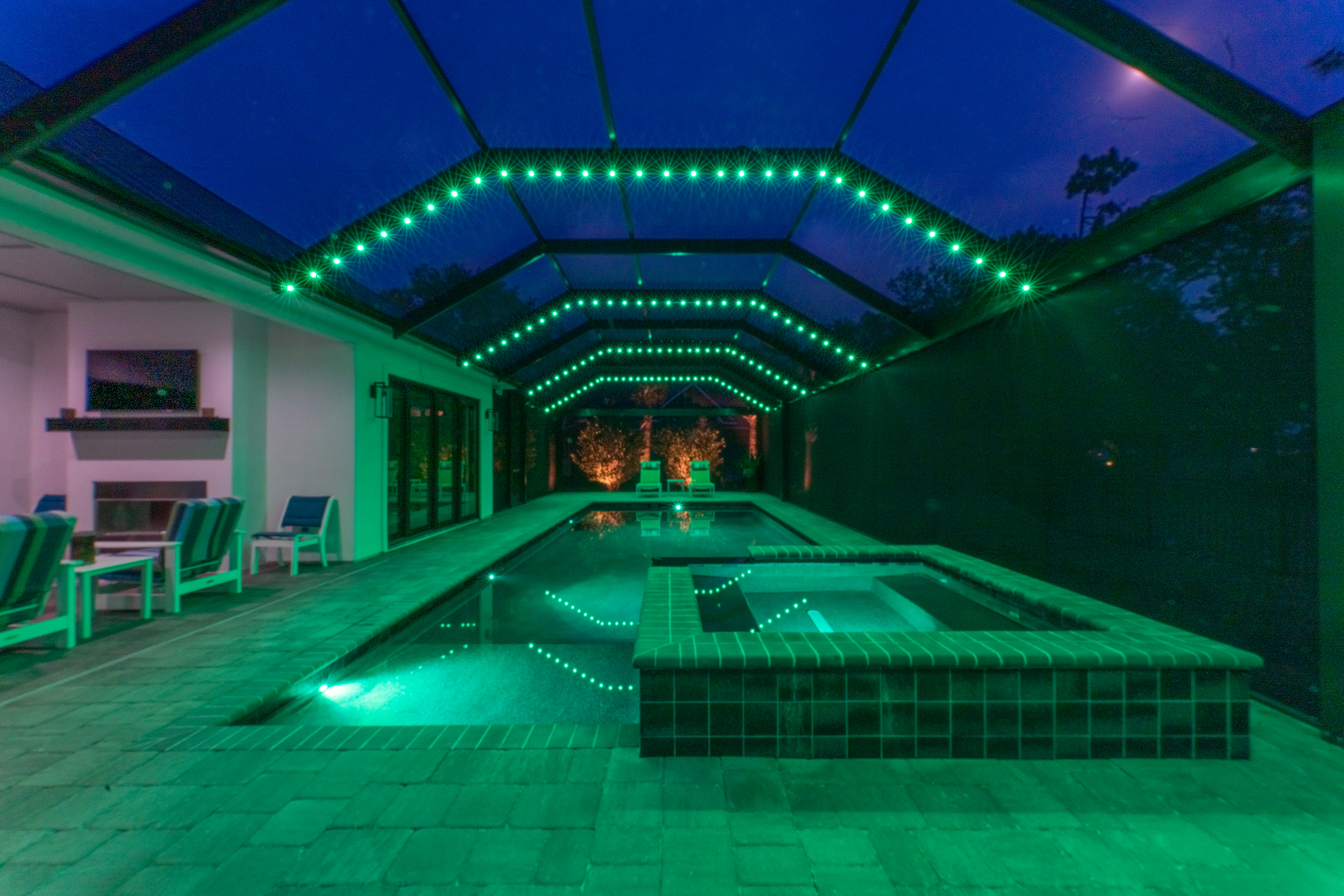 permanent roofline lighting naples florida