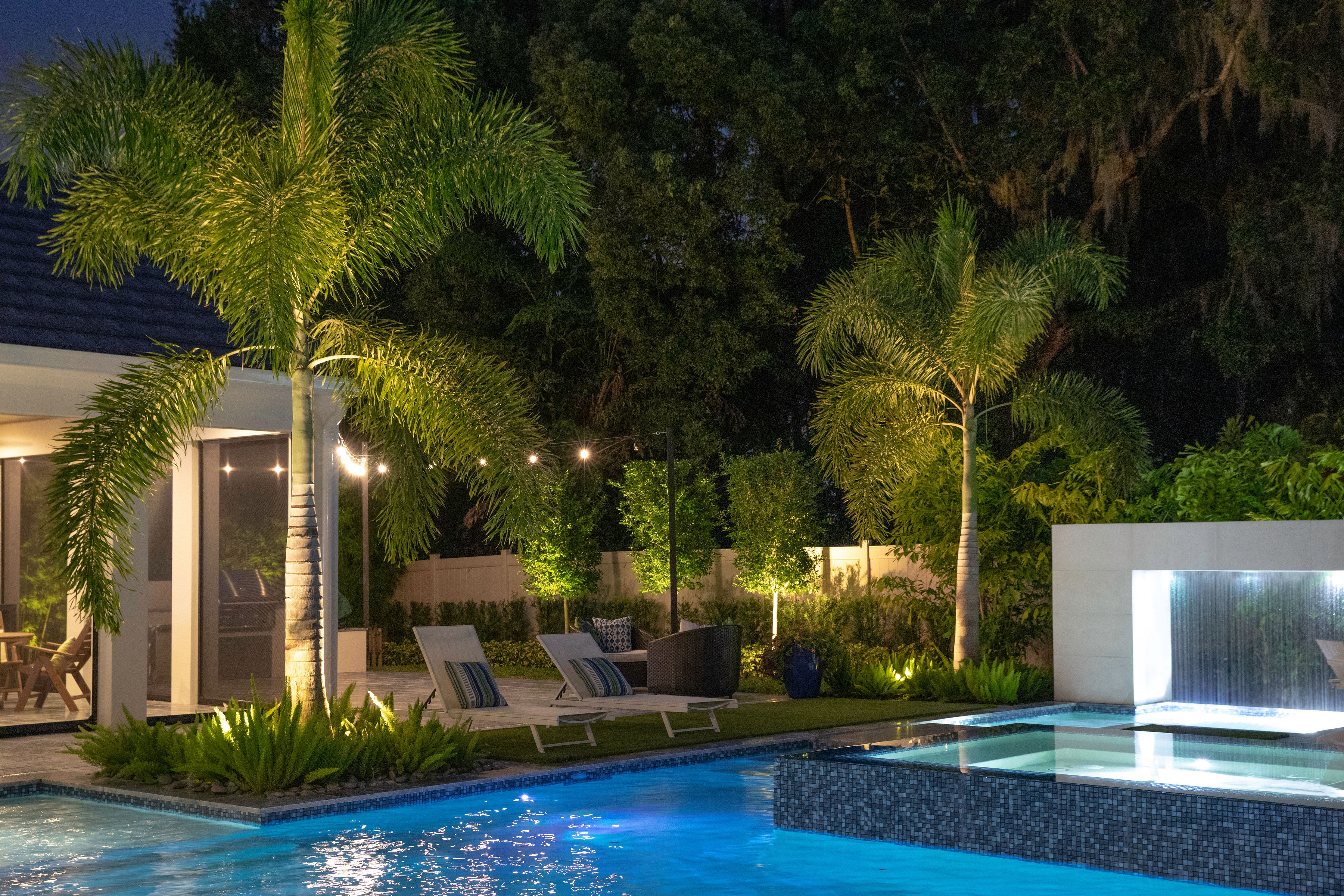 Bonita Springs, FL, pool area lighting company