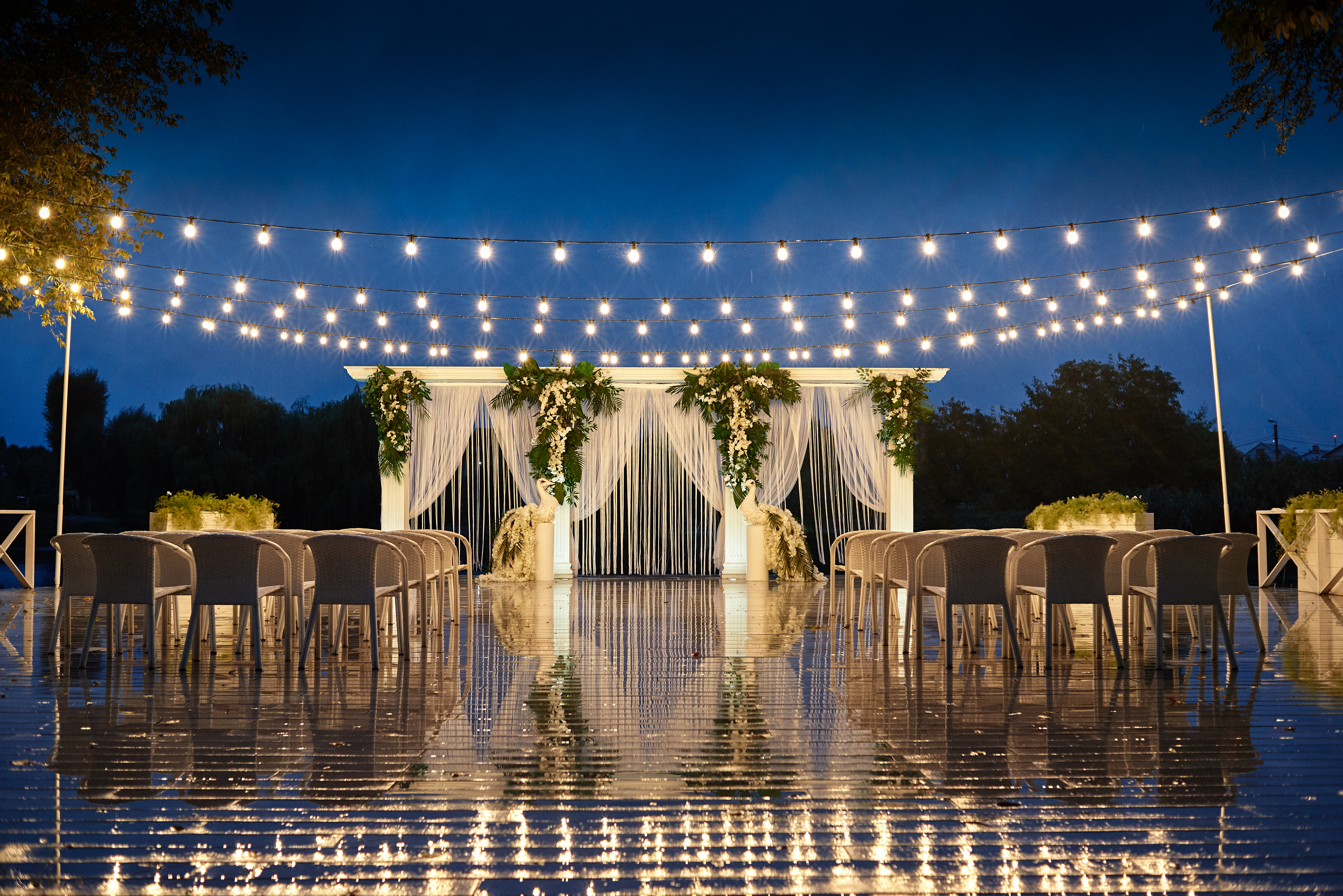 wedding ceremony lighting naples fl