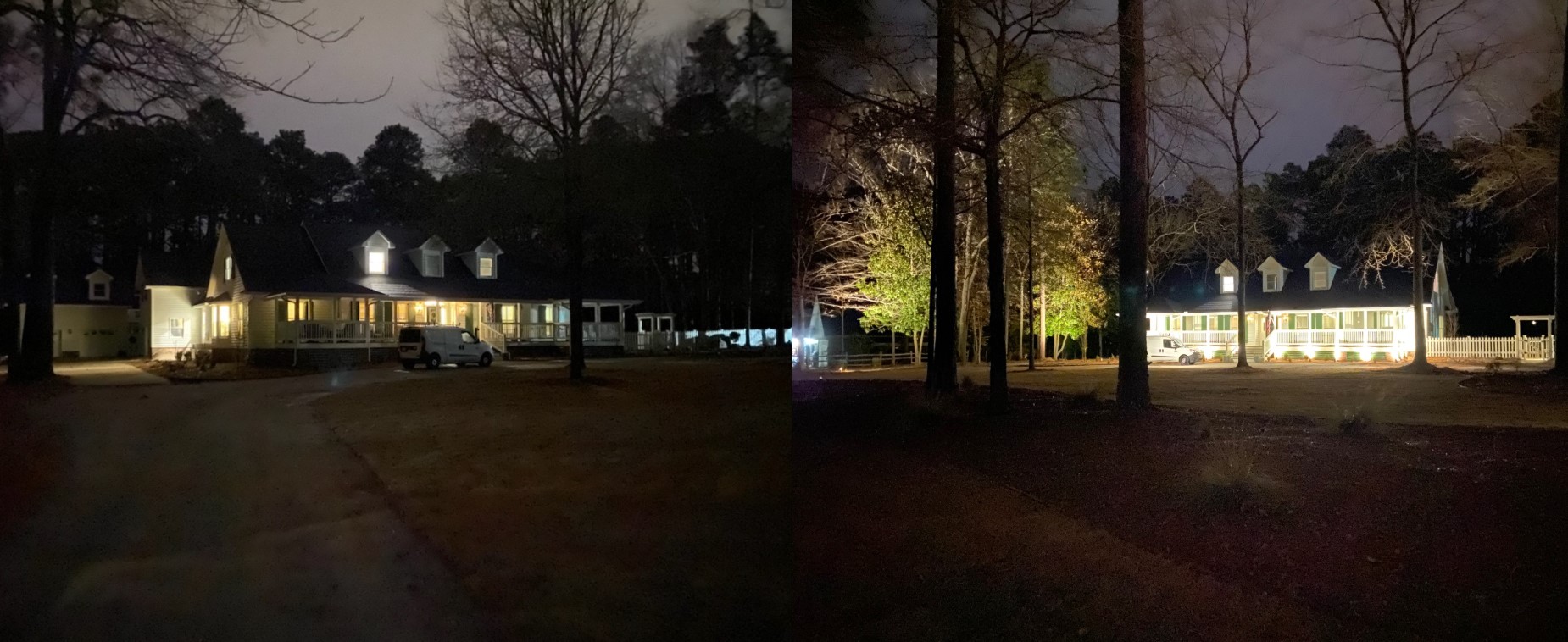 olp house lights before and after