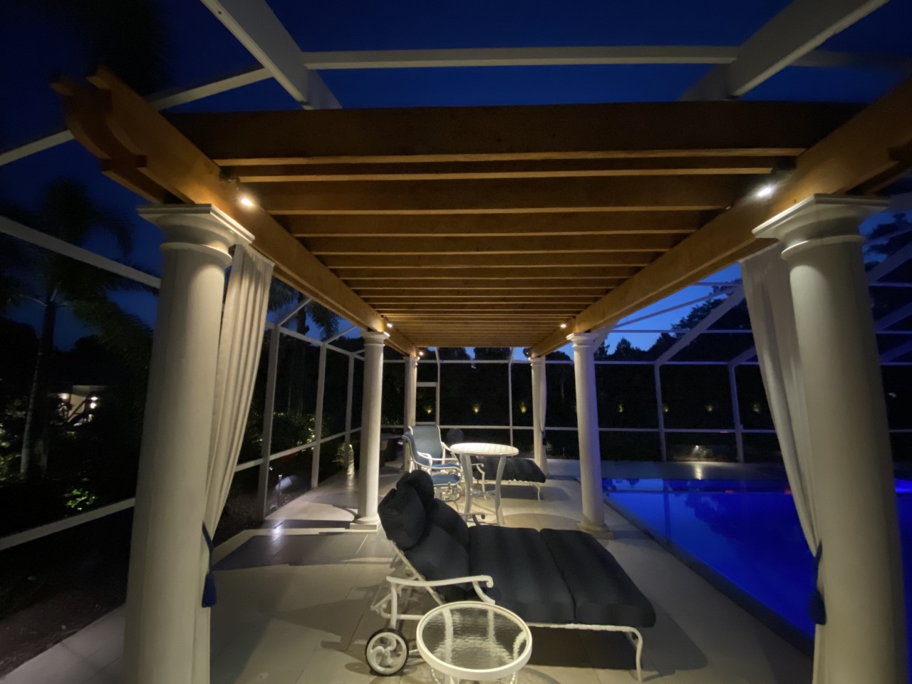 Pergola and Pool Surround Lighting
