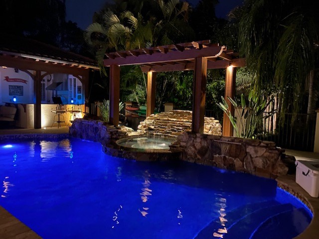pool and water feature lights