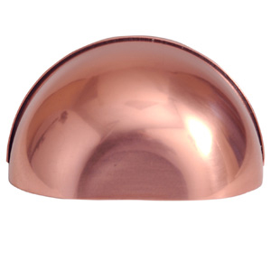 half dome copper deck light