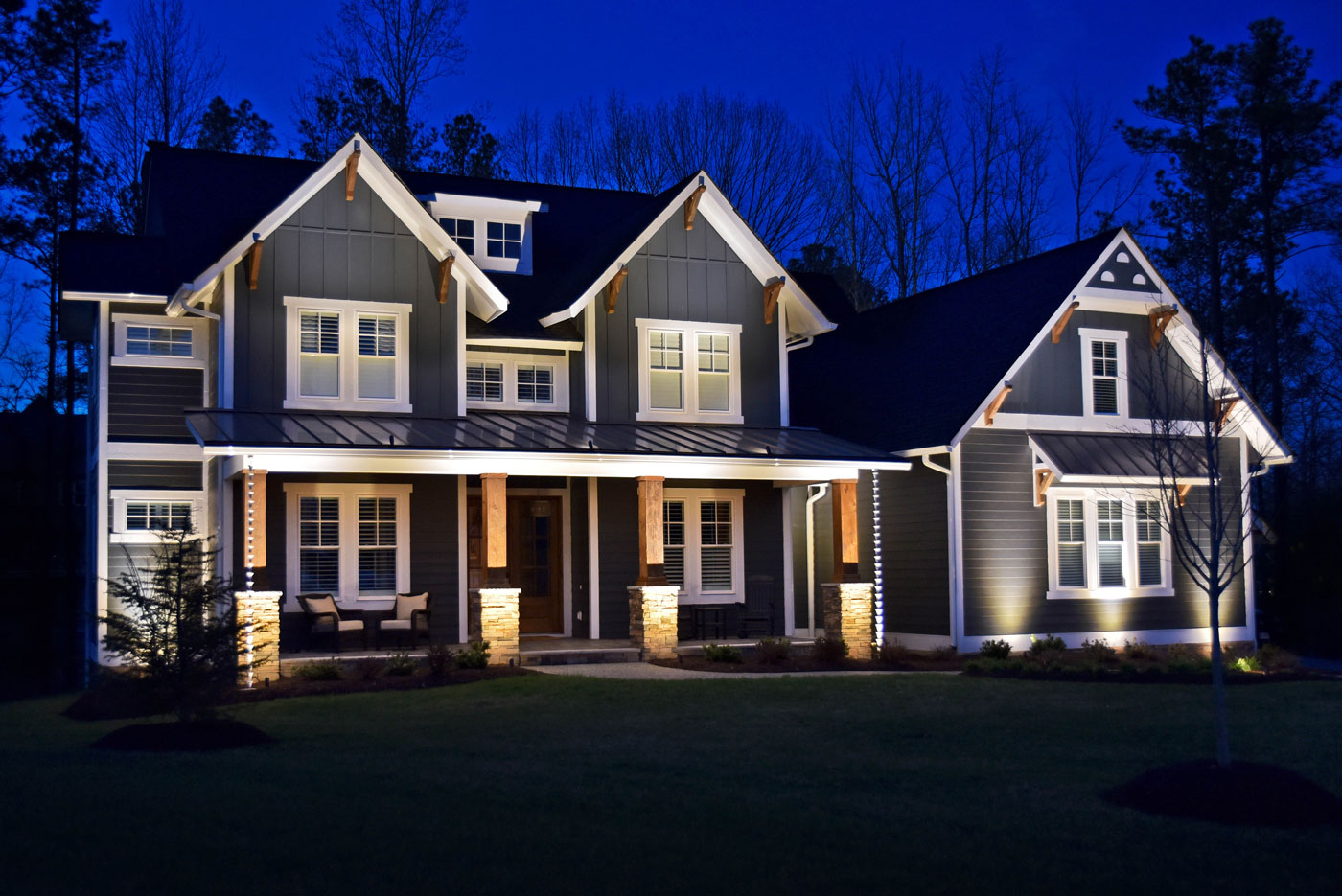 Home with optimal residential lighting