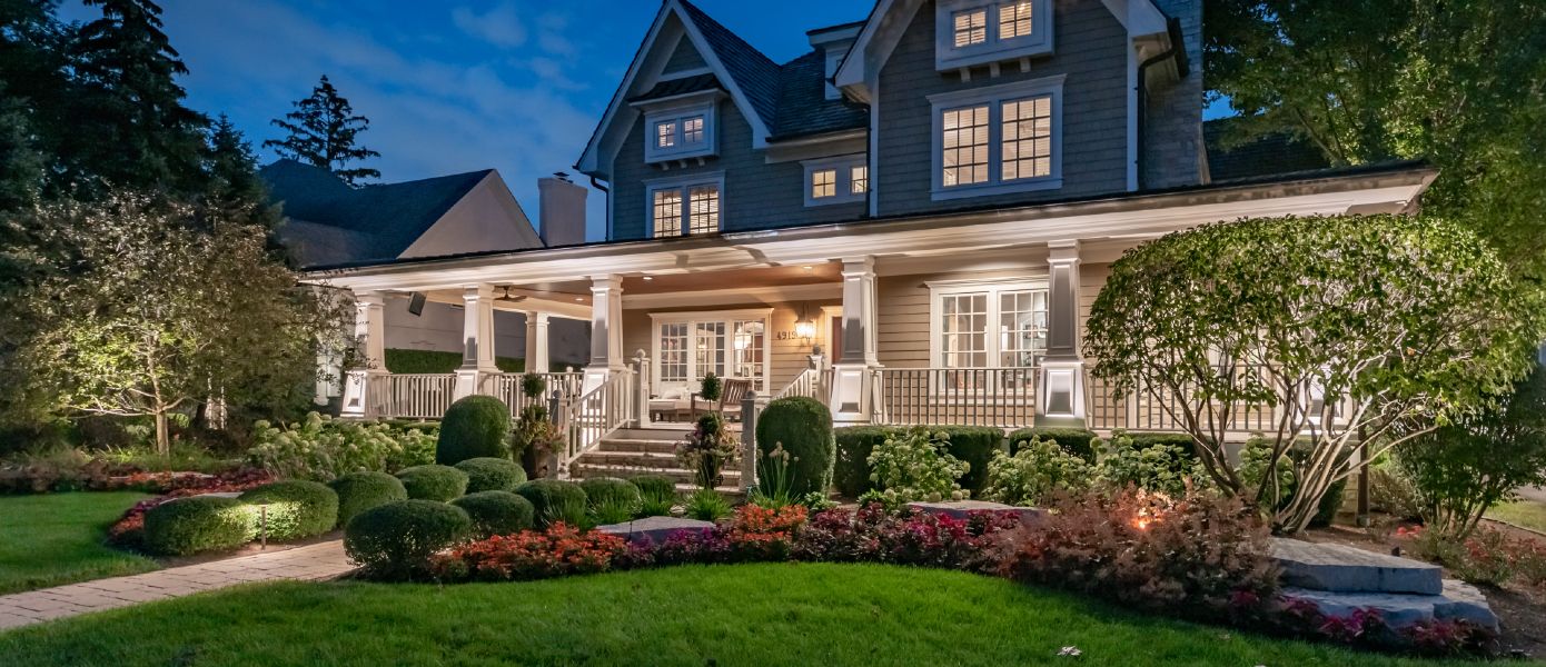 home uplighting from outdoor lighting perspectives