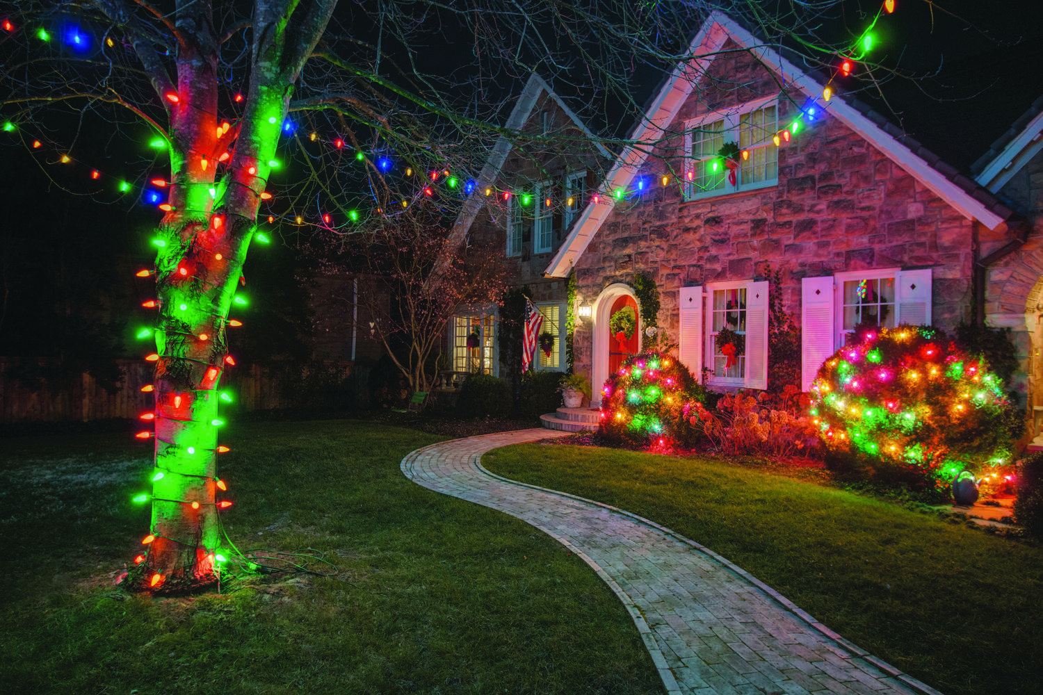 residential holiday lighting 