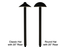 two types of outdoor lighting fixtures
