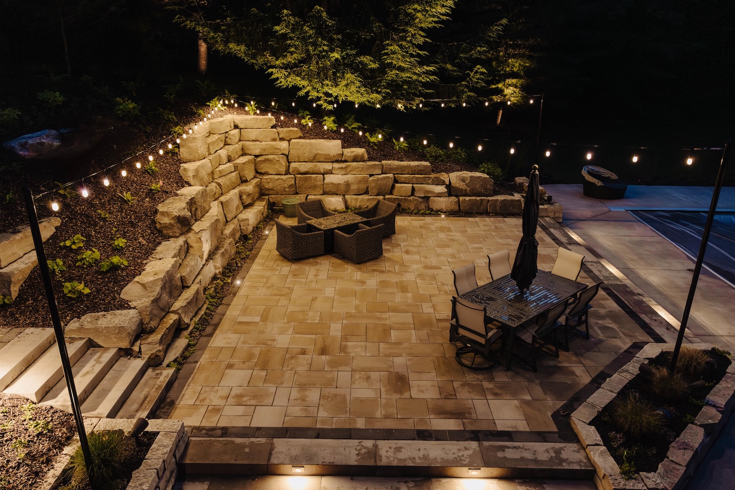 professional backyard lighting in orange park