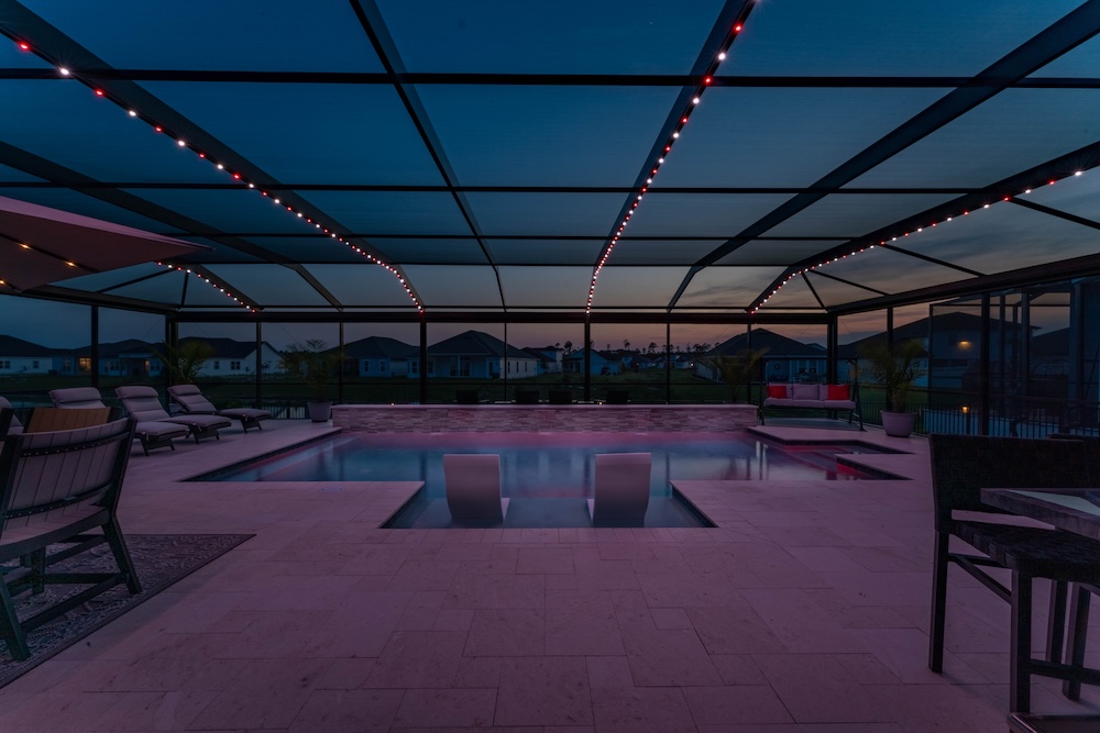 pool lighting st augustine florida