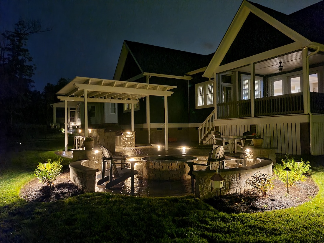 professional outdoor backyard lighting manakin sabot virginia
