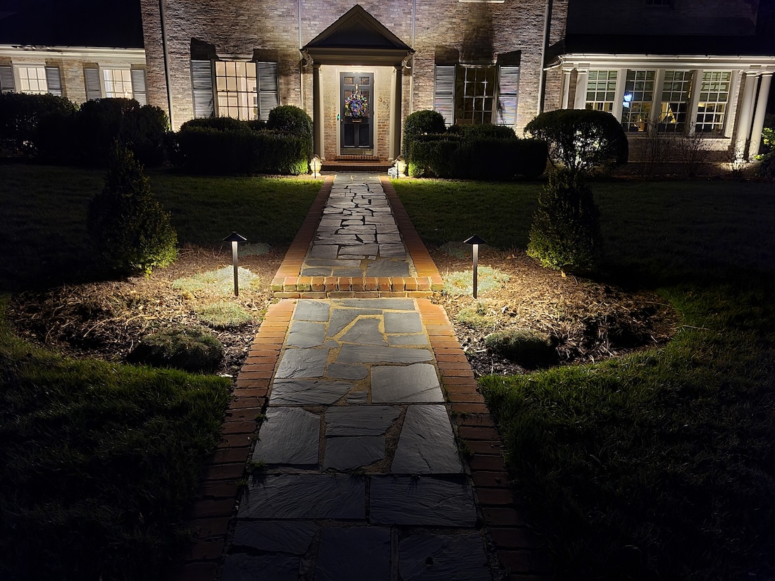 professional outdoor pathway landscape lighting midlothian virginia