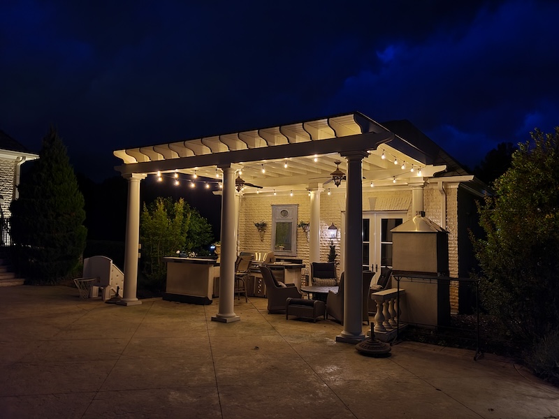 professional outdoor string lighting midlothian virginia