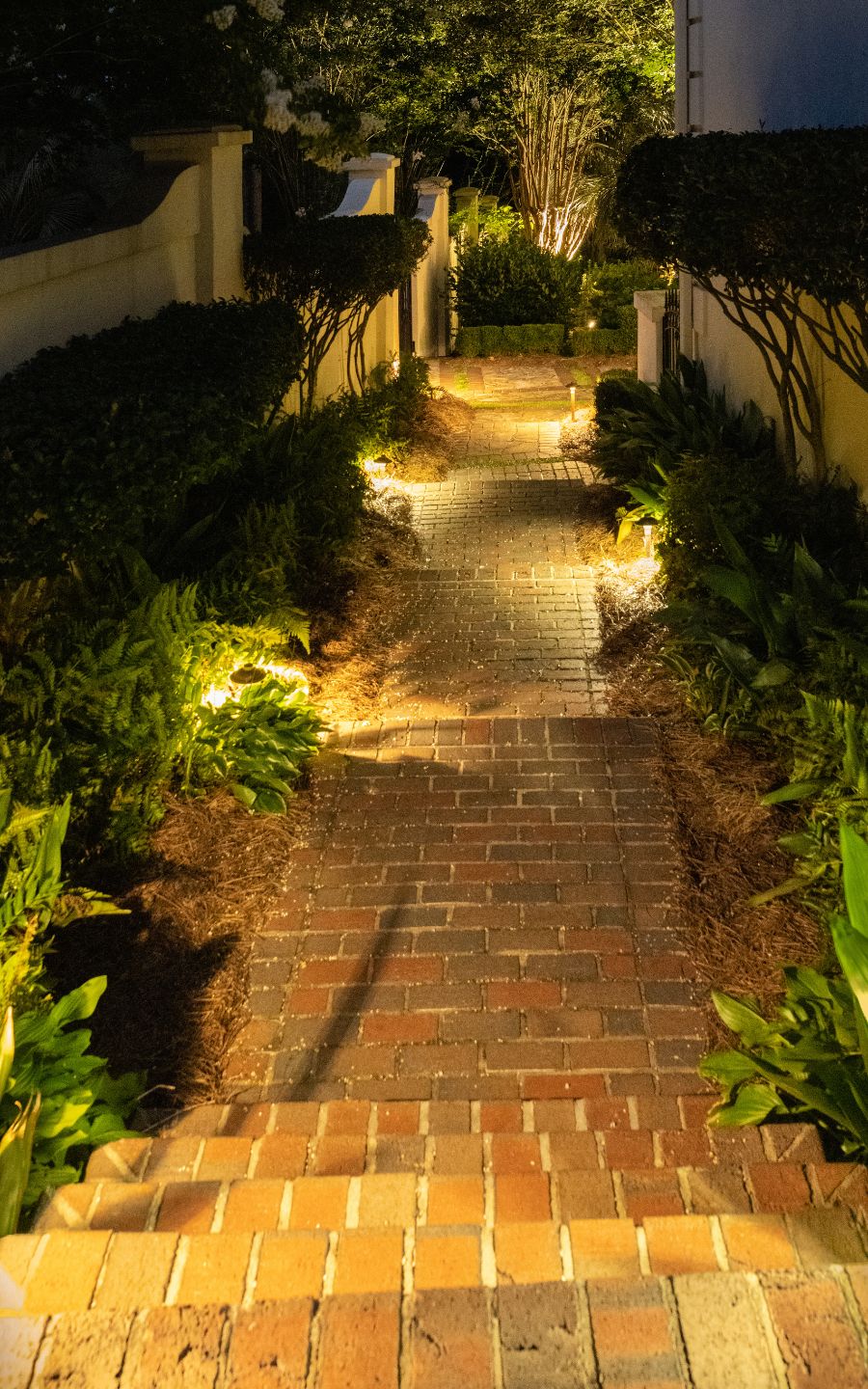 Pathway lighting for safety and sure footing