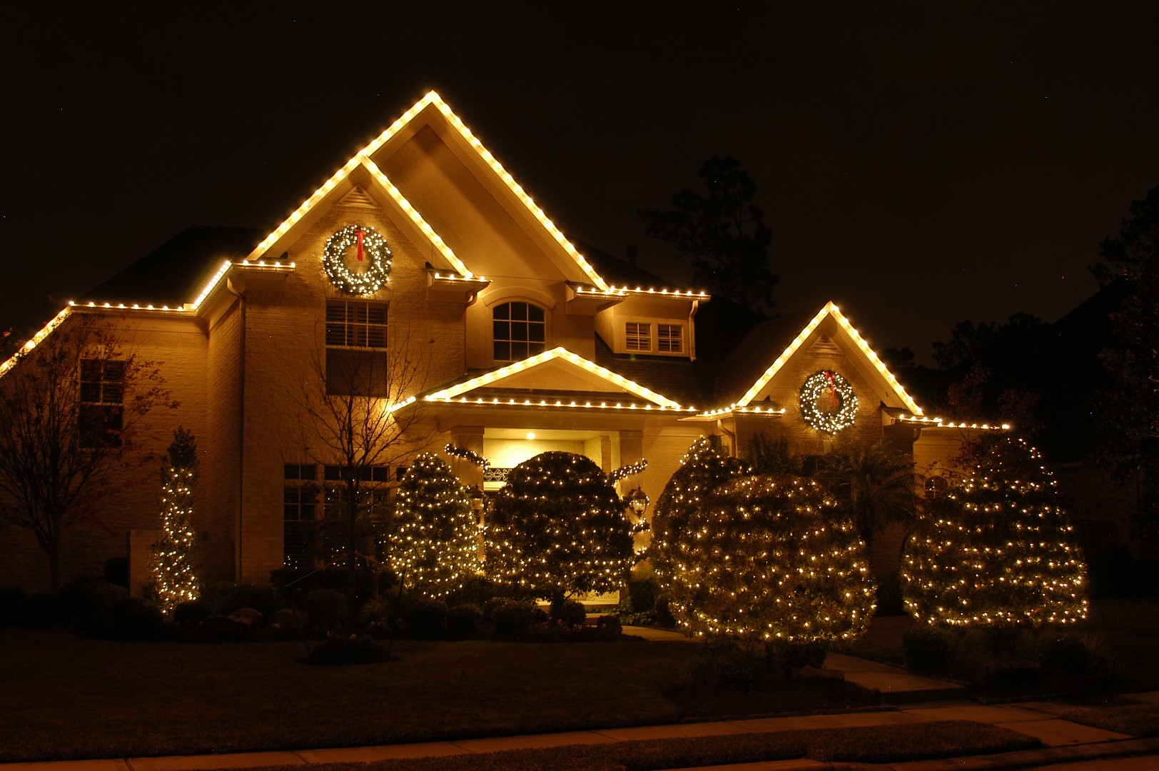 Professional Christmas lights