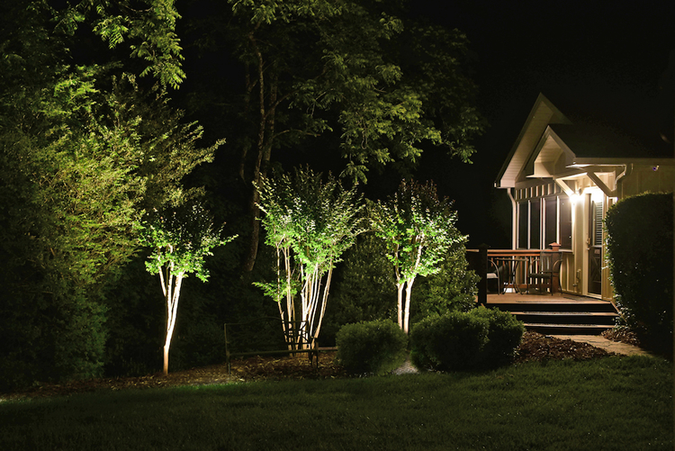 bed and breakfast patio lighting and landscape lighting